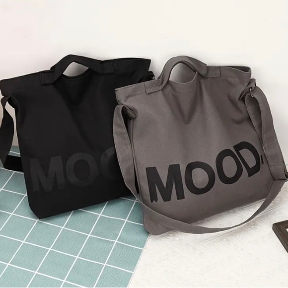 Canvas Spacious Multi-Layer Shoulder Handbag in Color Gray ๐ BEST IN BAGS HP ๐ - Picture 9 of 12